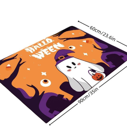 2pcs Evil Monster Ghost Bedroom Rug Funny Home Decor Indoor Doormat