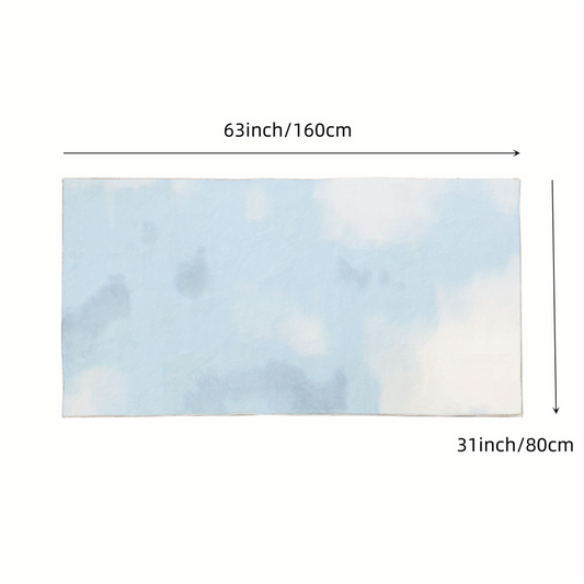 Kids Soft Gradient Carpet, Non-slip Washable Mat for Bedroom