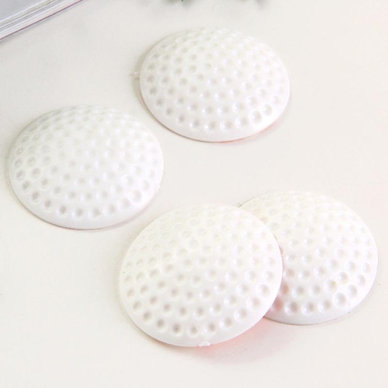 4pcs Thickened Rubber Door Rear Wall Bumper Protection Pad