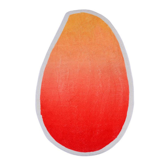 Fruit Kitchen Rug Mango Pear Grapes Cherry Soft Fluffy Carpet