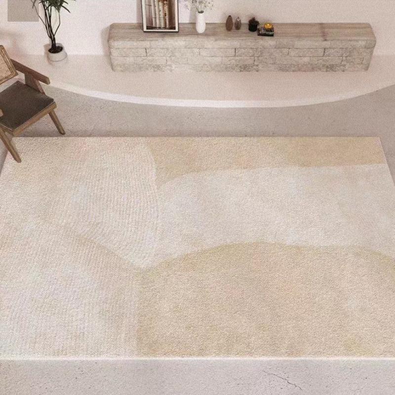 Modern Soft Area Rug for Living Room - Abstract Lines Fluffy Mat