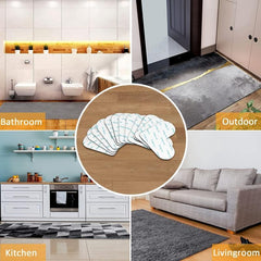 16pcs Non Slip Rug Pads Keep Carpets Secure on Hardwood & Tile Floors