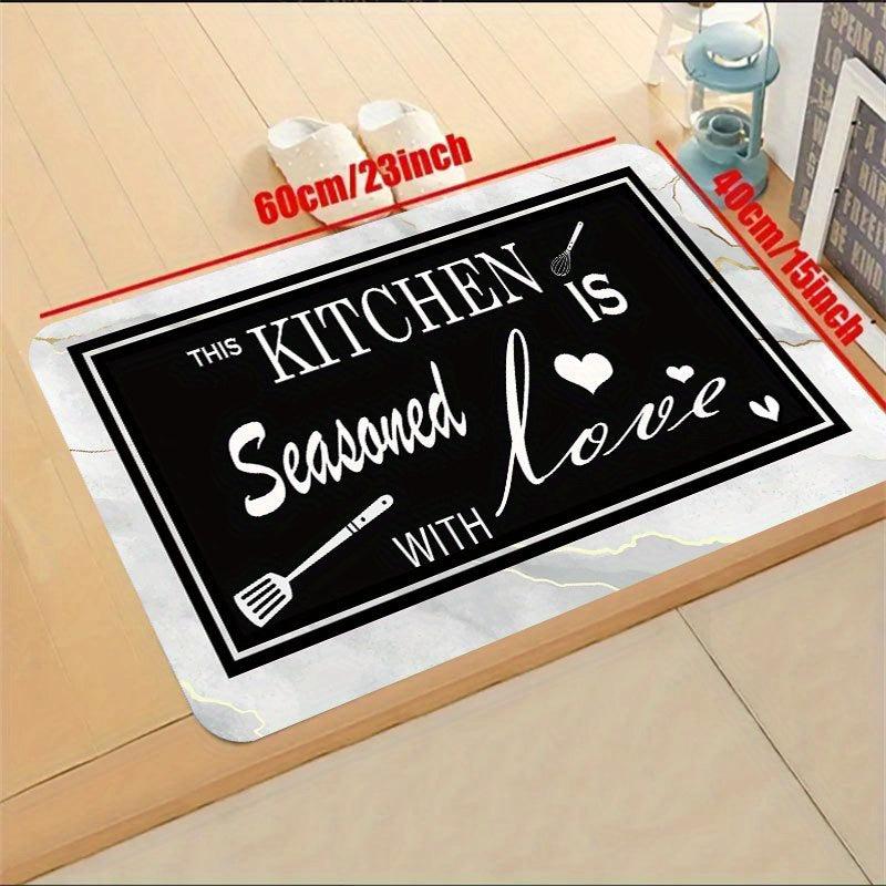 Kitchen Rug Soft Anti Fatigue Comfortable Mat Non Slip Floor Mat