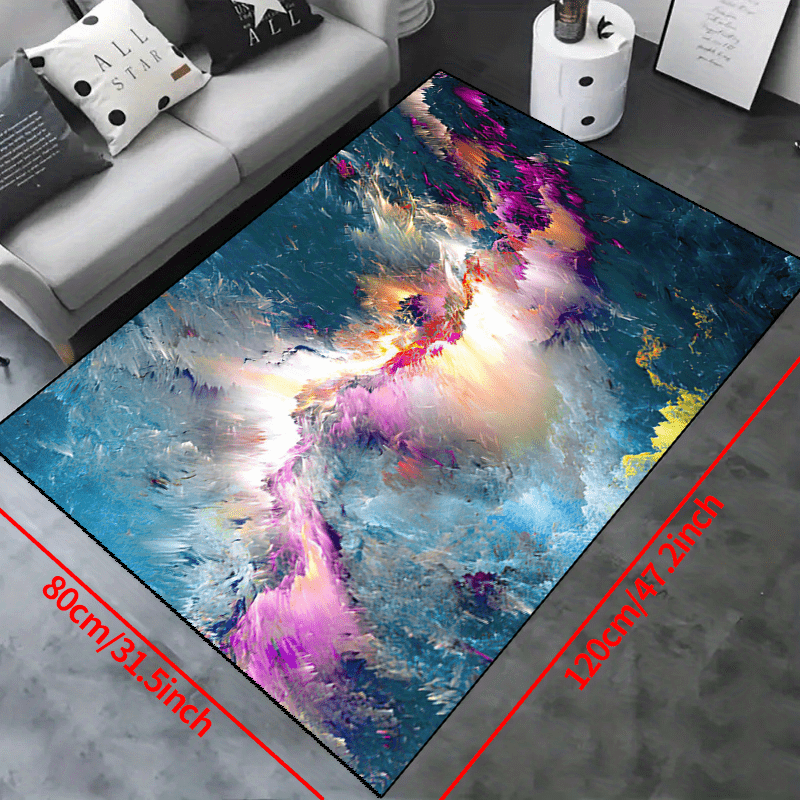 Gorgeous Painting Print Non-slip Resistant Rug - Machine Washable