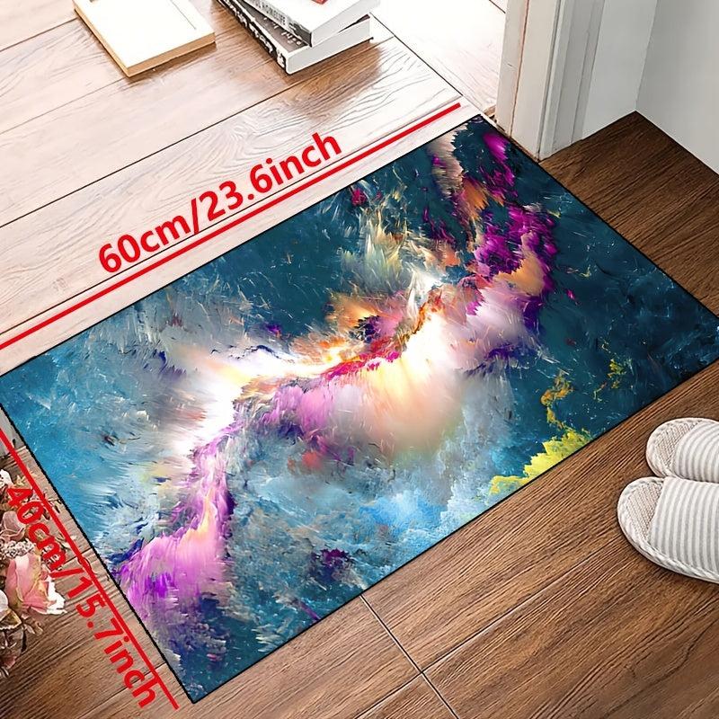 Gorgeous Painting Print Non-slip Resistant Rug - Machine Washable