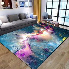 Gorgeous Painting Print Non-slip Resistant Rug - Machine Washable