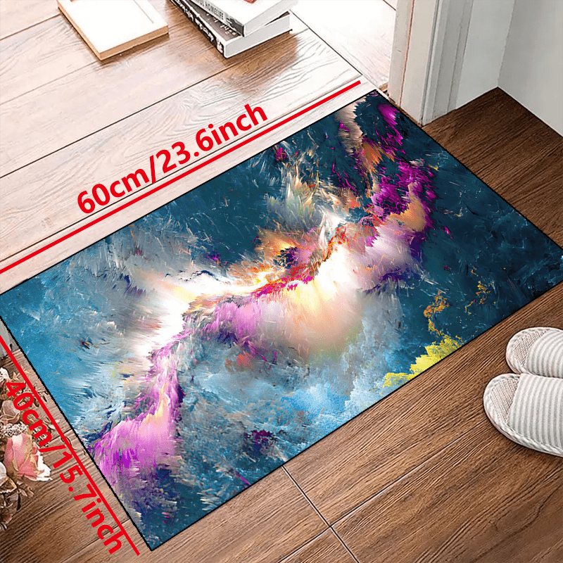 Gorgeous Painting Print Non-slip Resistant Rug - Machine Washable
