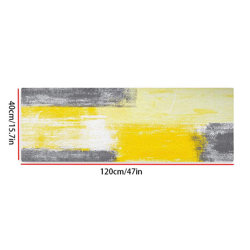 Yellow Kitchen Mat Anti Slip Absorbent Bath Mat