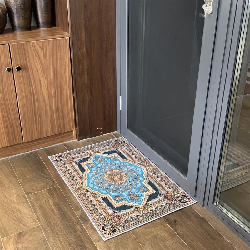 Vintage Non-slip Floral Welcome Door Mat