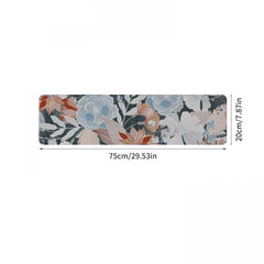 Woven Floral Print Stair Mat Non slip Carpet Indoor Stair Rug