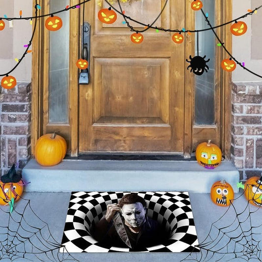 Halloween Door Mat Outdoor Non Slip Doormat Funny Rug Welcome Mats