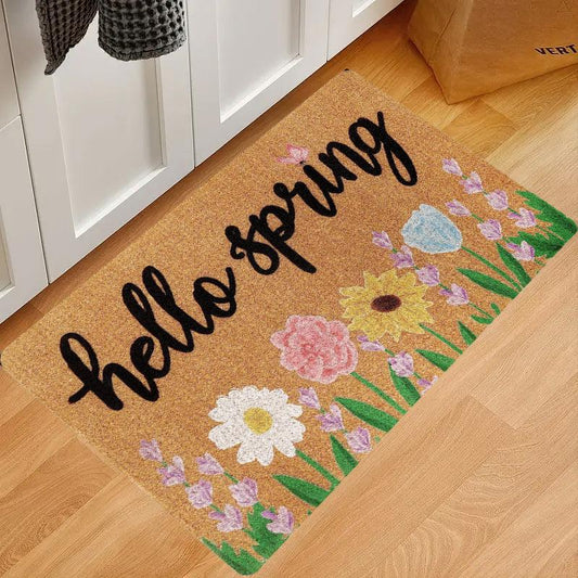 Spring Doormat Indoor Outdoor Flower Carpet Gift Bed