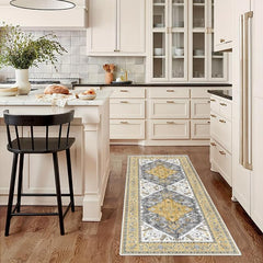 Vintage Persian Runner Rug for Laundry Room Hallway Stairs