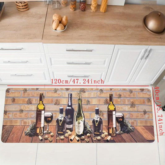 Anti Fatigue Kitchen Mat Absorbent Bath Mat Entrance Doormat Washable Runner Rug