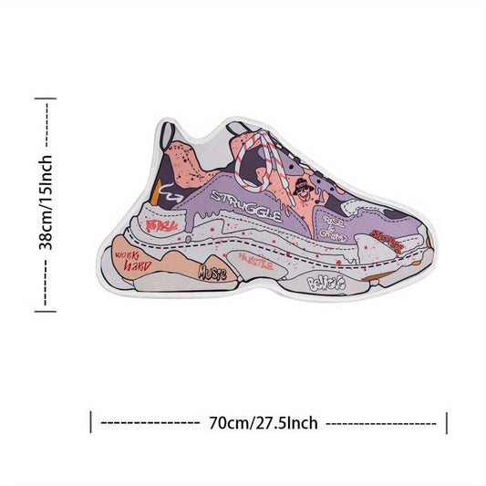 Absorbent Sneaker Mat for Indoor/Outdoor Use - Durable and Machine Washable
