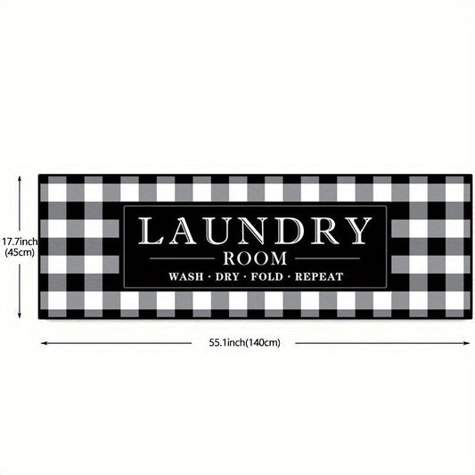 Rustic Rug Runner Non Slip Floor Mat Mudroom Laundromat Kitchen Bathroom