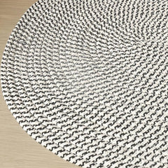 Hand-Woven Round Floor Mat 45X65cm Indoor Doormat