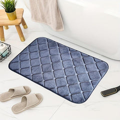 Memory Foam Bath Mat Rug Soft Non Slip Absorbent Bathroom Rug