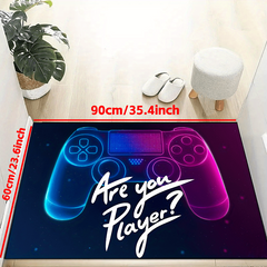 Large 3D Gaming Area Rug Controller Carpet Kids Throw Rug