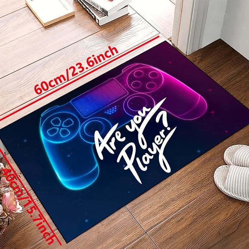 Large 3D Gaming Area Rug Controller Carpet Kids Throw Rug