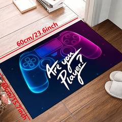 Large 3D Gaming Area Rug Controller Carpet Kids Throw Rug