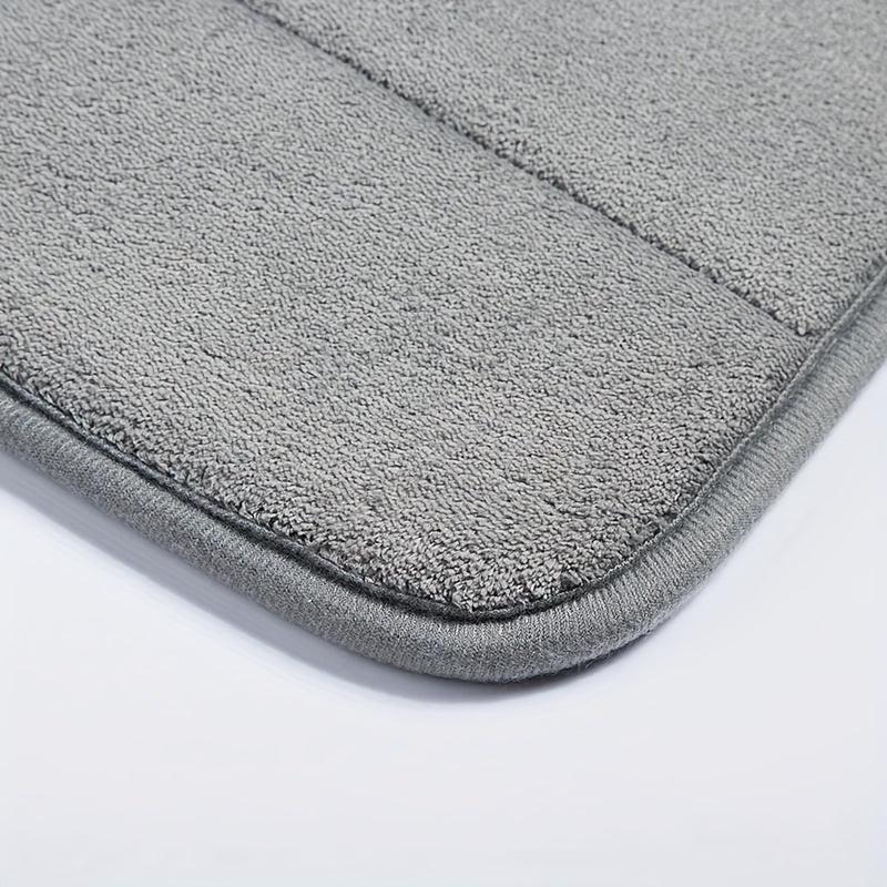 Soft Memory Foam Bath Rug Non Slip Absorbent Bathroom Toilet Mat