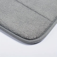 Soft Memory Foam Bath Rug Non Slip Absorbent Bathroom Toilet Mat