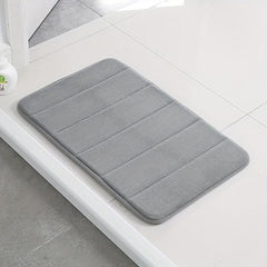 Soft Memory Foam Bath Rug Non Slip Absorbent Bathroom Toilet Mat