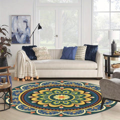 Plant Washable Throw Rugs Non Slip Soft Floor Mats