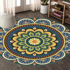 Plant Washable Throw Rugs Non Slip Soft Floor Mats