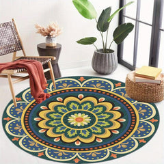 Plant Washable Throw Rugs Non Slip Soft Floor Mats