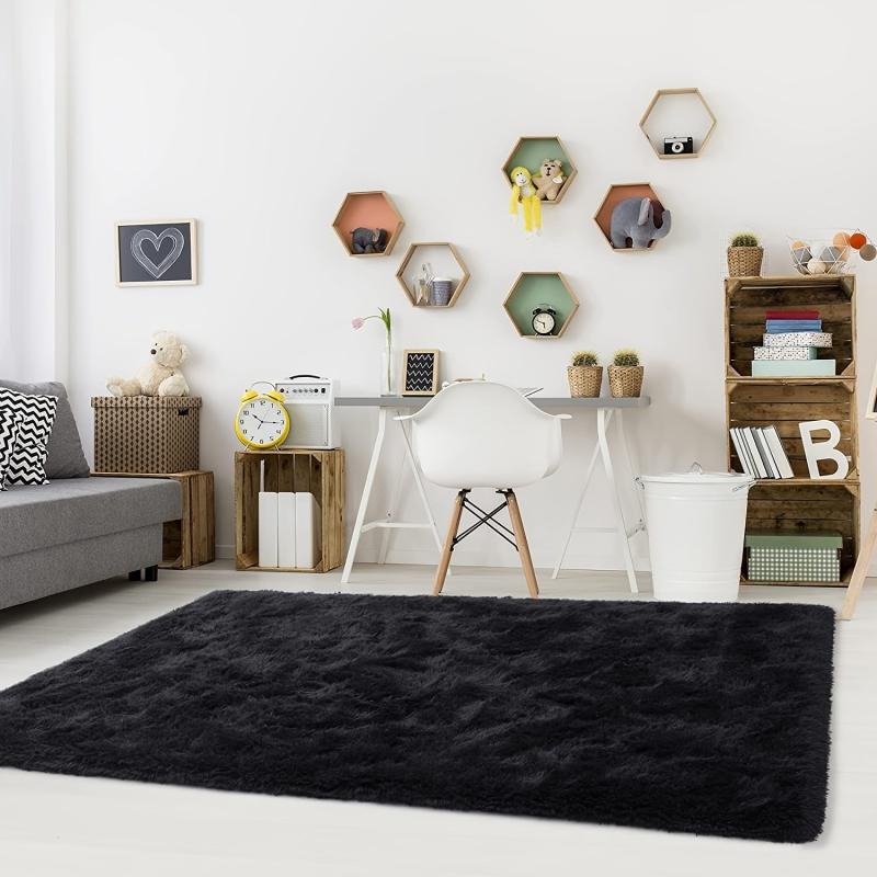 Soft Fluffy Shaggy Area Rug for Bedroom Living Room Home Decor