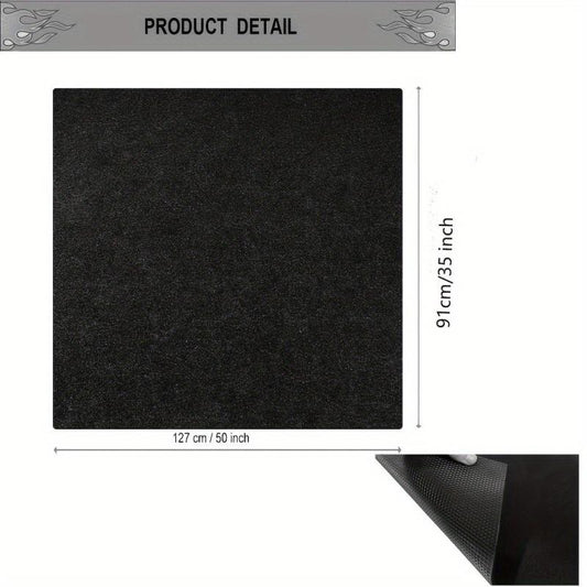 Fireproof Grill Pad 91 44 X 127 0cm Dual Sided Mat for BBQ