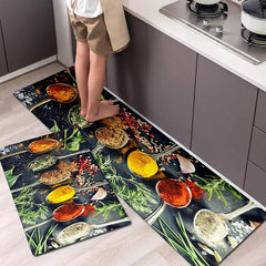 Soft Thick Kitchen Floor Mat Non-slip Waterproof Machine Wash