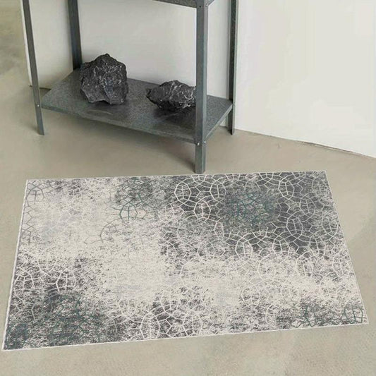 Crystal Velvet Abstract Pattern Rug Easy to Wash Soft Living Room Carpet