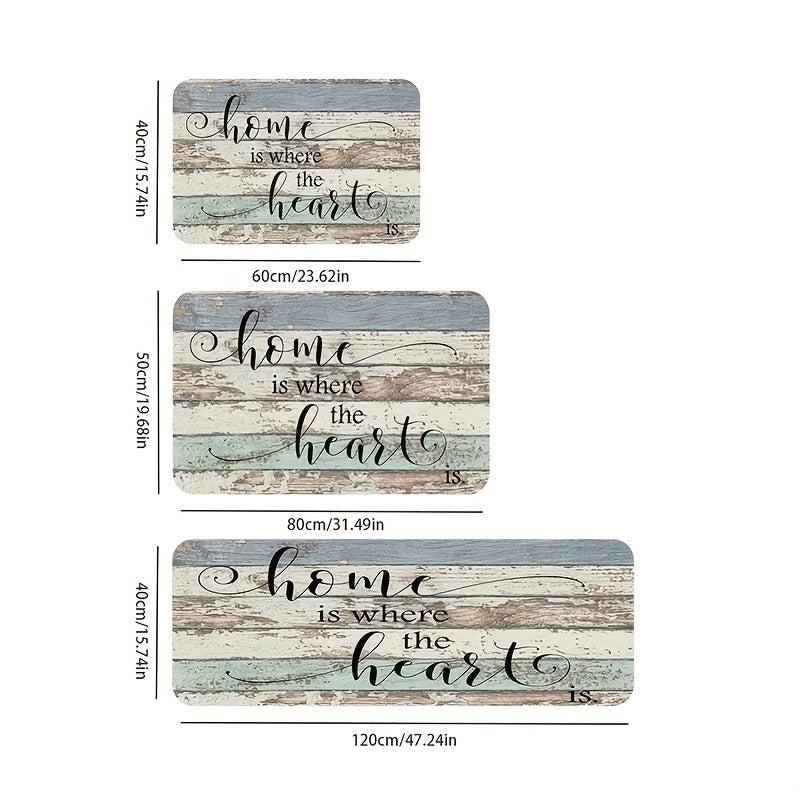 Kitchen Rug Floor Mat Dirt Resistant Waterproof Machine Washable EntranceDoormat
