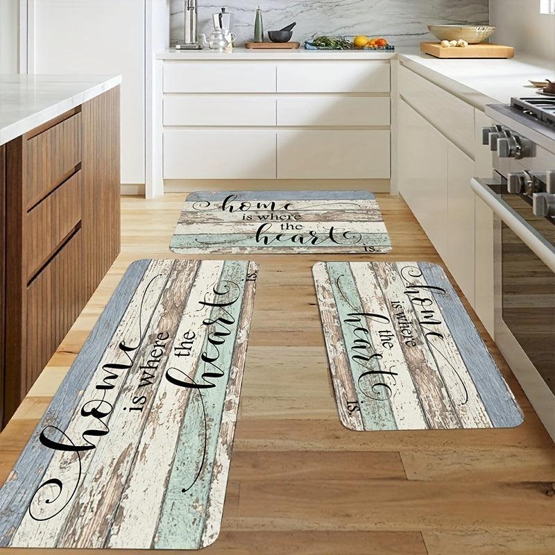 Kitchen Rug Floor Mat Dirt Resistant Waterproof Machine Washable EntranceDoormat