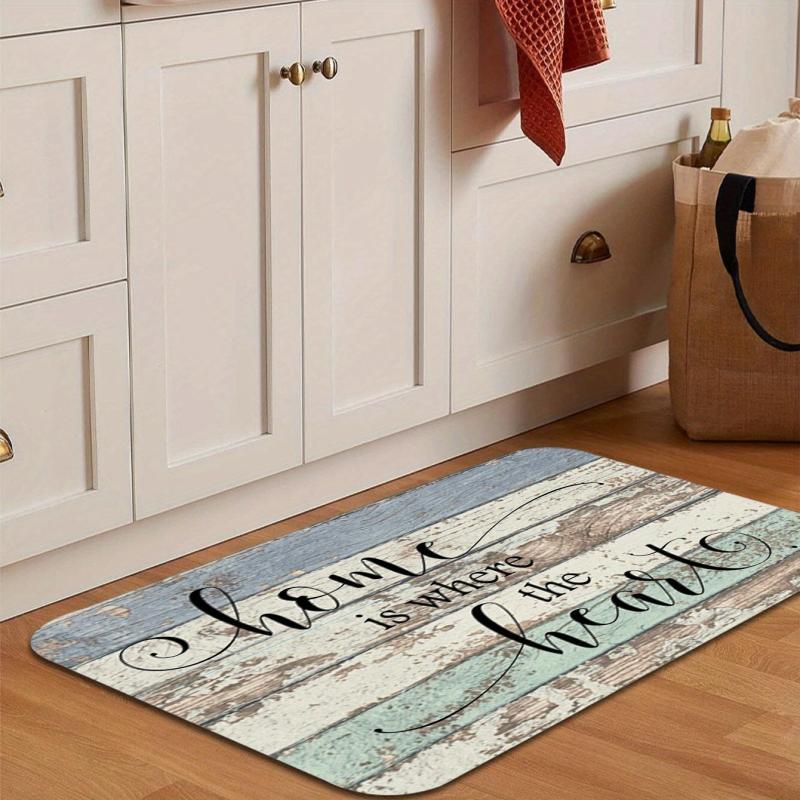 Kitchen Rug Floor Mat Dirt Resistant Waterproof Machine Washable EntranceDoormat