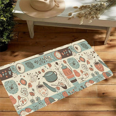 Anti Slip Memory Foam Kitchen Rug Stain Resistant Absorbent Quick Dry