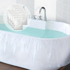 10pcs Disposable Bathtub Cover Liner Large Household Bathtub Cover