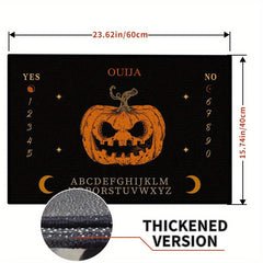 Halloween Pumpkin Welcome Mat Anti-Slip Indoor/Outdoor