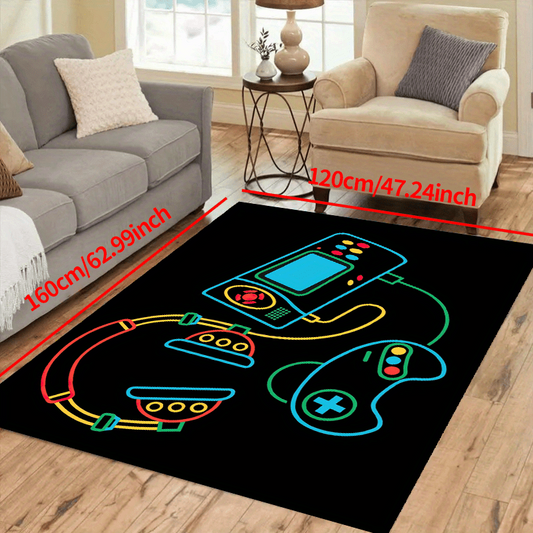 Video Gamer Area Rug Non-slip Game Bedroom Living Rugs