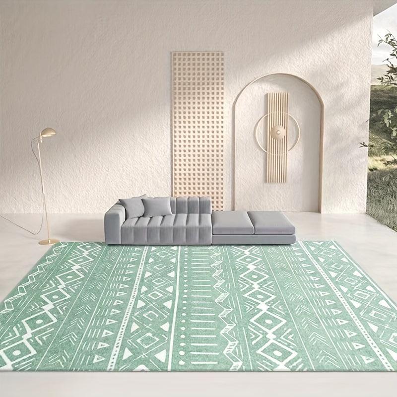 Moroccan Area Rug Hotel Homestay Bedroom Bed Beside Carpet