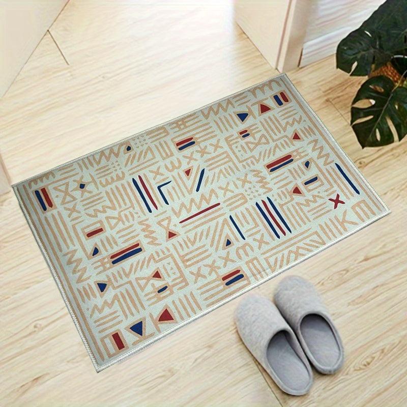 Moroccan Area Rug Hotel Homestay Bedroom Bed Beside Carpet