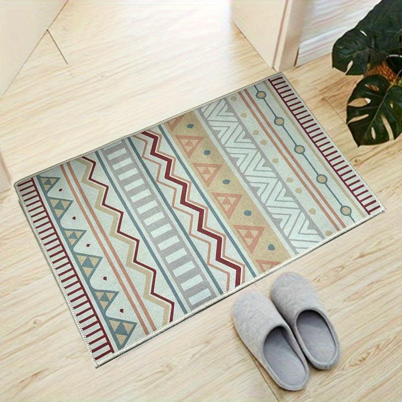 Moroccan Area Rug Hotel Homestay Bedroom Bed Beside Carpet