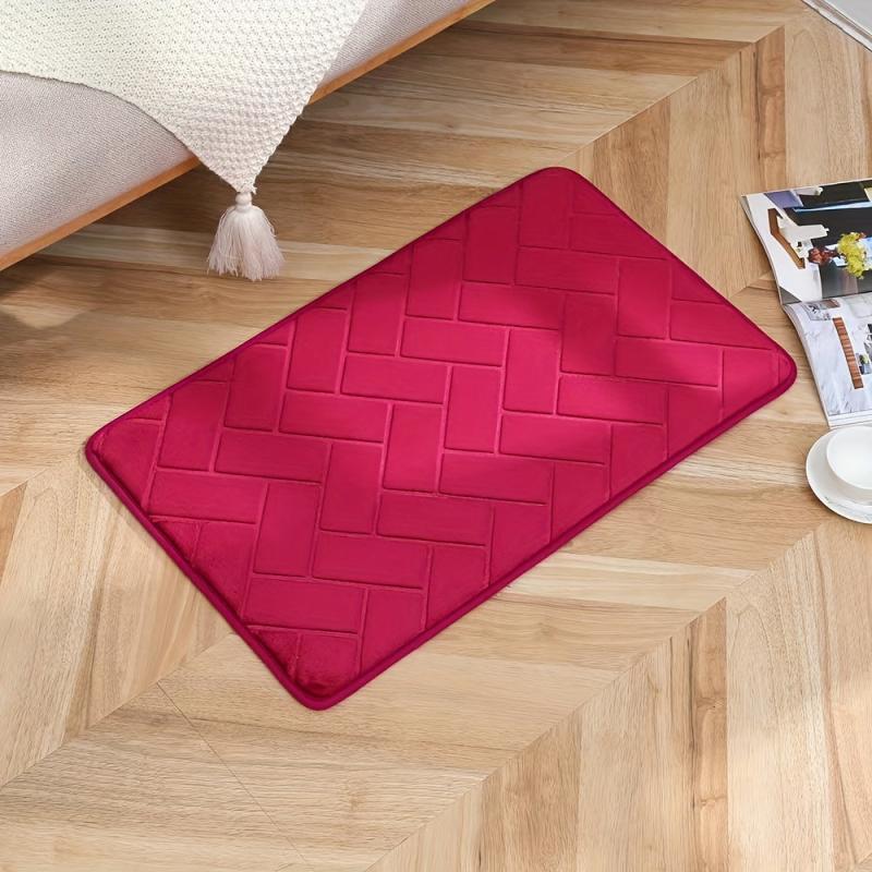 Soft Memory Foam Bath Rug Non slip Absorbent Floor Mat