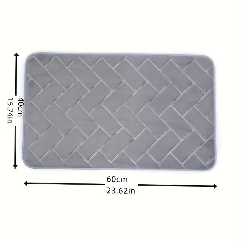 Soft Memory Foam Bath Rug Non slip Absorbent Floor Mat