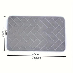 Soft Memory Foam Bath Rug Non slip Absorbent Floor Mat