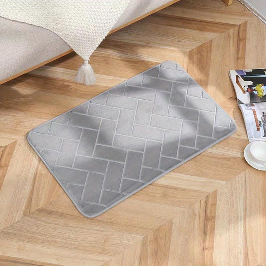 Soft Memory Foam Bath Rug Non slip Absorbent Floor Mat