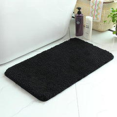 Plush Bathroom Mat Non Slip Absorbent High End